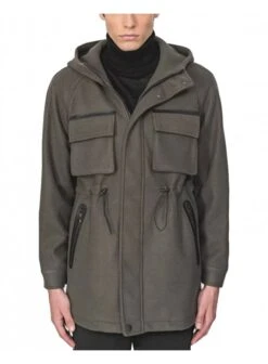 Antony Morato Regular Fit Woolen Knit Coat Green Green