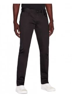 Armani Exchange A|X Mens Slim Jean Denim Black Black