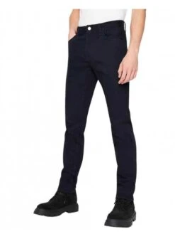 Armani Exchange Man Woven 5 Pocket Pant Navy Navy