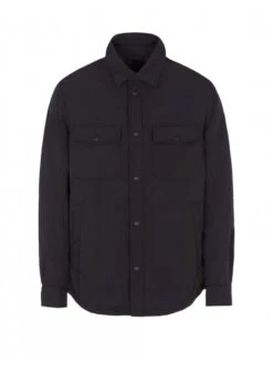 Armani Exchange Man Woven Blouson Jacket Black Black