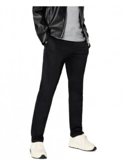 Armani Exchange Mens Black Woven Trouser Slim Black Black