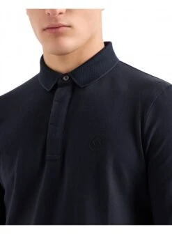 Armani Exchange Polo Long Sleeve Navy Navy -Lyle Clothing Shop armani exchange polo long sleeve navy p12331 16228 medium