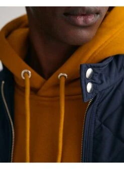 Gant Regular Quilted Windcheater Coat Evening Blue Evening Blue -Lyle Clothing Shop gant regular quilted windcheater coat evening blue p11935 14892 medium