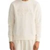 Gant Regular Tonal Shield Crew Neck Sweatshirt Eggshell Eggshell