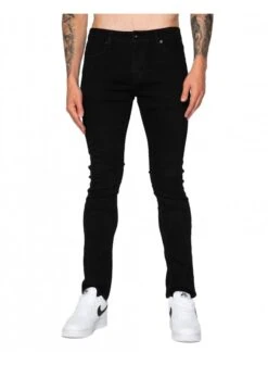 Grover Flextreme Rinse Wash Super Stretch Denim Black Black Black Black