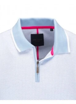 Lyle Clothing Shop -Lyle Clothing Shop guide london 1 4 zip polo woven design sky white p12373 16160 medium