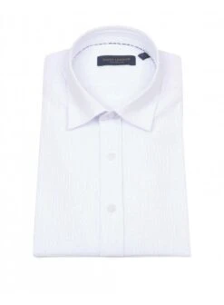 Guide London Cotton/lycra Short Sleeve Shirt White White