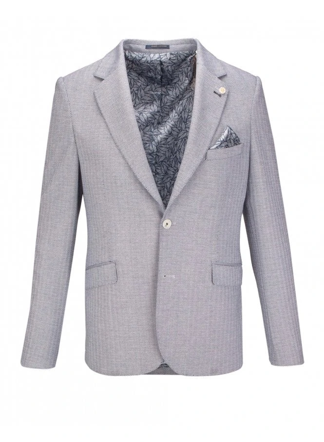 Guide London Mens Blazer Navy / White Navy / White 1 Guide London Mens Blazer Navy / White Navy / White