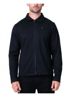 Luke Back Bone Zip Through Jacket Black Black -Lyle Clothing Shop luke back bone zip through jacket black p11897 14919 medium