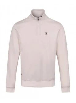 Luke Mainline Full Hardy Zip Sweatshirt Bone Bone