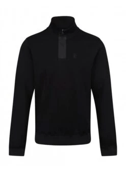 Luke Mainline Full Hardy Zip Sweatshirt Jet Black Jet Black