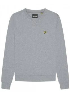 Lyle & Scott Classic Sweat Shirt Mid Grey Marl Mid Grey Marl