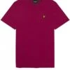 Lyle & Scott Crew Neck T Shirt Rich Burgundy Rich Burgundy