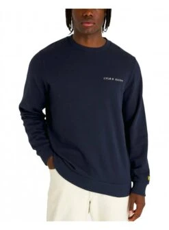 Lyle & Scott Embroidered Crew Neck Sweatshirt Dark Navy Dark Navy