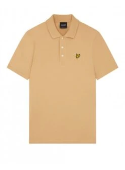 Lyle & Scott Plain Short Sleeve Polo Cairngorms Khaki Cairngorms Khaki