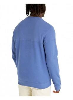 Lyle & Scott Textured Crew Neck Sweatshirt Pioneer Blue Pioneer Blue -Lyle Clothing Shop lyle scott textured crew neck sweatshirt pioneer blue p11907 15161 medium