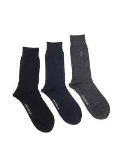 Pringle Mens Classic Bamboo Socks Black/navy/grey Black/navy/grey