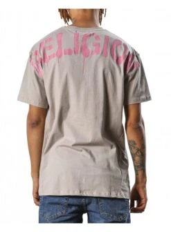 Religion Stencil T Shirt Fawn Fawn