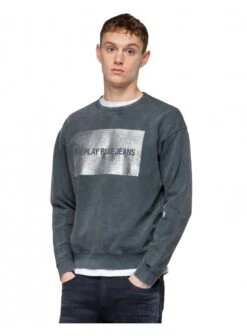 Replay Blue Jeans Mens Sweatshirt 099 099