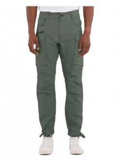 Replay Combat Pants Black With Zip & Pocket Detail 703 703