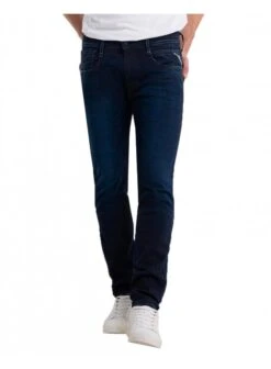 Replay Hyperflex Anbass Forever Blue Slim Fit Jean Dark Blue 007 007