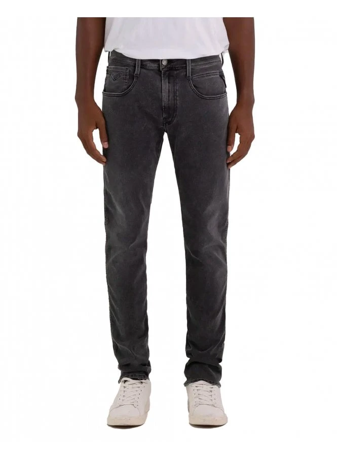 Replay Hyperflex Recycle 360* Washed Black Anbass Slim Jean Washed Black 1 Replay Hyperflex Recycle 360* Washed Black Anbass Slim Jean Washed Black
