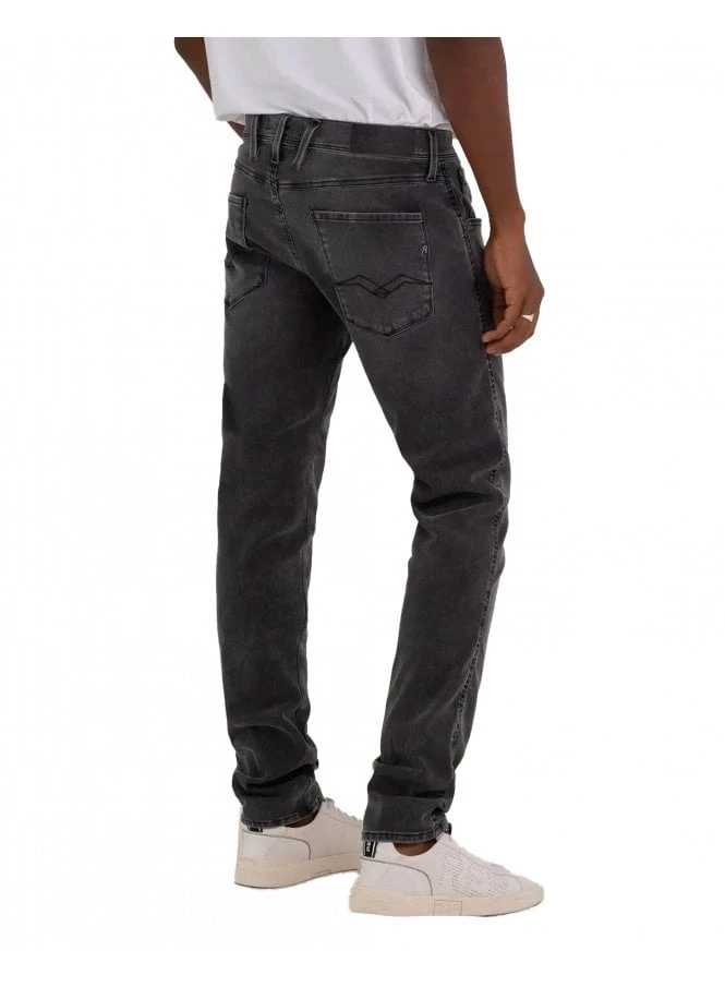 Replay Hyperflex Recycle 360* Washed Black Anbass Slim Jean Washed Black 2 Replay Hyperflex Recycle 360* Washed Black Anbass Slim Jean Washed Black - Image 2