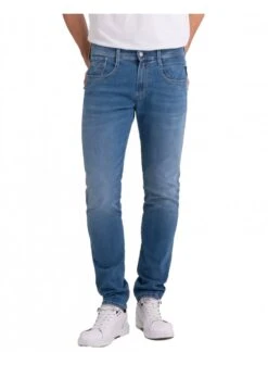 Replay Hyperflex Reused Anbass Slim Jean Blue Blue