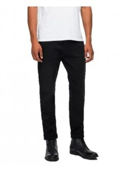 Replay Slim Black Powerstretch Jean Black Black