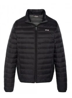 Schott NYC Extra Light Down Jacket Down Lined Inner Black Black