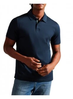 Ted Baker Zeiter Soft Touch Polo Shirt Navy Navy